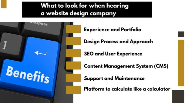 What to look for when hearing about a website design company?