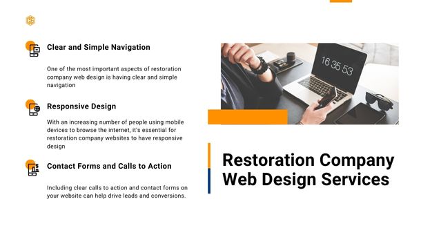 Restoration Company Web Design Services